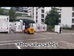 سیستم ذخیره سازی باتری لیتیوم یون صنعتی تجاری 215kwh در خارج از شبکه کابینت اتصال BESS