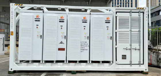 بسته ذخیره سازی باتری کنتینر ماژولار 20ft کنترل کنترل از راه دور
