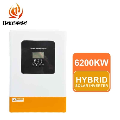 اینورتر خورشیدی هیبریدی 48 ولت DC با ظرفیت 6.2 کیلو وات پنل خورشیدی RS232 رابط AC 230V خروجی