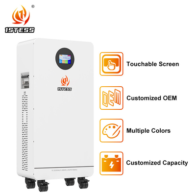 15.36Kwh Lifepo4 باتری 51.2v 300Ah چرخ مدل خانه باتری سیستم ذخیره انرژی