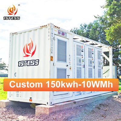 سیستم ذخیره انرژی انرژی خورشیدی صنعتی تجاری با ظرفیت باتری 500kWh 1MWh و نظارت و کنترل از راه دور