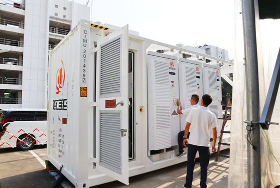 مخزن باتری یکپارچه سفارشی 1000kw 1000kwh 1mw 1mwh BEss مخزن سیستم ذخیره انرژی