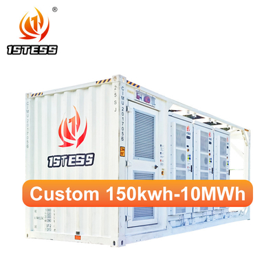 2MWh سیستم باتری BESS 500KW 1mwh 40 فوت مخزن انرژی انرژی خورشیدی 3MWh باتری LIFEPO4