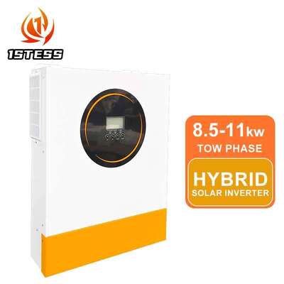 نظارت از راه دور وای‌فای 48 ولت تک فاز 8.5 کیلووات 11 کیلووات اینورتر خورشیدی هیبریدی خارج از شبکه موج سینوسی خالص MPPT