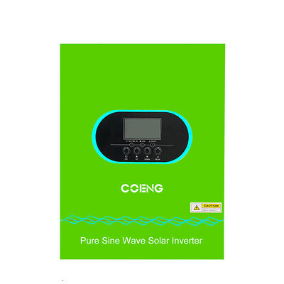 3.5kW 5.5kW 6.2kW خالص Sine Wave هیبرید خورشیدی اینورتر از شبکه تک فاز 24V 48V MPPT با بارگذاری شناور