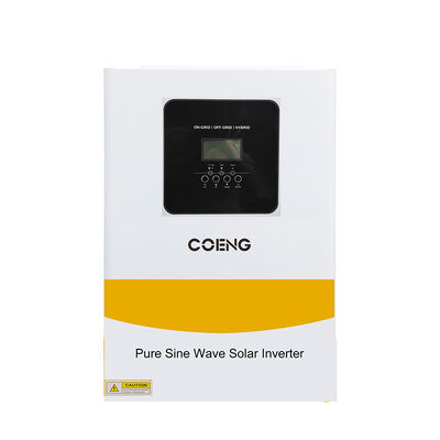 48V 6.2kW هیبرید خورشیدی اینورتر تک فاز خالص Sine موج خارج از شبکه خورشیدی اینورتر MPPT عملیات موازی تا 12 واحد