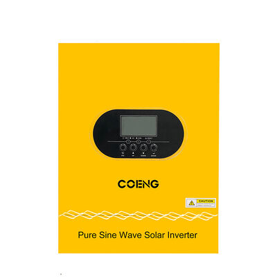 اینورتر خورشیدی مستقل از شبکه 48 ولت 5.5 کیلووات 6.2 کیلووات تک فاز سینوسی خالص هیبریدی با ارتباط باتری RS485 Lifepo4 و MPPT