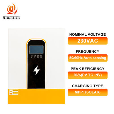 اینورتر خورشیدی هیبریدی ۴۸ ولت ۸٫۵ کیلو وات ۱۱ کیلو وات تک فاز خاموش از شبکه امواج سینوس خالص با دو MPPT کارایی بالا